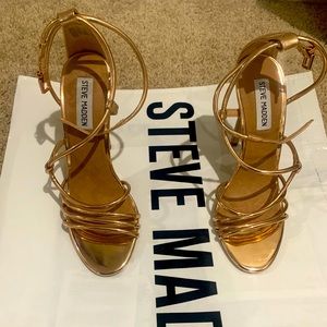 Steve Madden rose gold heels